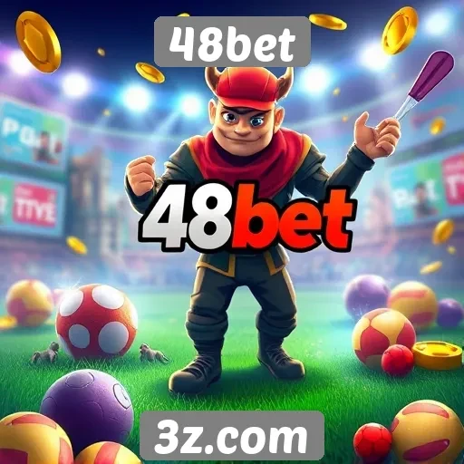 Diversidade de jogos disponíveis na plataforma 48bet
